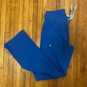 FIGS royal blue small tall kade scrub pants